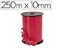 BOBINE BOLDUC MTALLIS 250MX10MM COLORIS ROUGE