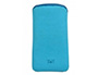 TUI T'NB PROTECTION PURE SMARTPHONE IPHONE SIMILI CUIR NUBUCK 12X6CM INTRIEUR ANTI-RAYURES TOUCHER VELOURS BLEU