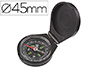 BOUSSOLE JPC COUVERCLE CADRAN LUMINESCENT REPRAGE DIRECTION BOUCLE ATTACHE DIAMTRE 45MM