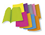 SOUS-CHEMISE EXACOMPTA ROCK'S 220X310MM 80G COLORIS ASSORTIS PACK 30 UNITS