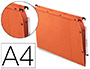 DOSSIER SUSPENDU L'OBLIQUE AZV ULTIMATE KRAFT 240G ARMOIRE ENTRAXE 330MM H275MM FOND 15 PORTE-TIQUETTE BOTE 25 UNITS