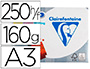 PAPIER CLAIREFONTAINE MULTIFONCTION LASER COULEUR DCP A3 160G/M2 BLANC SATIN PARFAITE OPACIT 250 FEUILLES