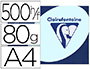PAPIER COULEUR CLAIREFONTAINE TROPHE MULTIFONCTION A4 80G/M2 BLEU PASTEL PAQUET 500 FEUILLES
