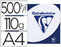 PAPIER CLAIREFONTAINE CLAIRALFA EXTRA BLANC A4 110G/M2 BLANCHEUR 170 OPACIT 93 RIGIDIT 135 TOUCHER SATIN 500 FEUILLES