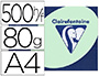 PAPIER COULEUR CLAIREFONTAINE TROPHE MULTIFONCTION A4 80G/M2 VERT PASTEL PAQUET 500 FEUILLES