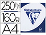 PAPIER CLAIREFONTAINE CLAIRALFA EXTRA BLANC A4 160G/M2 BLANCHEUR 170 OPACIT 93 RIGIDIT 135 TOUCHER SATIN 250 FEUILLES