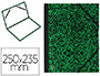 CARTON  DESSIN CANSON PAPIER MARBR VERT 90G DOS KOVERIL NOIR FERMETURE LASTIQUE 250X325MM
