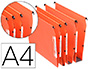 DOSSIER SUSPENDU ESSELTE DUAL KRAFT LMG 220G ARMOIRE ENTRAXE 330MM H275MM FOND V COLORIS ORANGE BOTE 25 UNITS