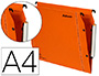 DOSSIER SUSPENDU ESSELTE DUAL KRAFT LMG 240G ARMOIRE ENTRAXE 330MM H275MM FOND V COLORIS ORANGE BOTE 25 UNITS