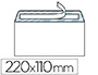 ENVELOPPE CONOMIQUE DL 110X220MM 80G ADHSIVE COLORIS BLANC BOTE 500 UNITS