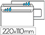 ENVELOPPE CONOMIQUE DL 110X220MM 80G AUTOCOLLANTE FENTRE 45X100MM COLORIS BLANC BOTE 500 UNITS