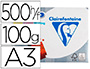 PAPIER CLAIREFONTAINE MULTIFONCTION LASER COULEUR DCP A3 100G/M2 BLANC SATIN PARFAITE OPACIT 500 FEUILLES