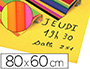 PAPIER AFFICHE MAILDOR 90G 80X60CM COLORIS ASSORTIS FLUO ROULEAU 10F