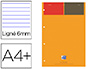 BLOC BUREAU OXFORD NOTEPAD OPTIK PAPER AGRAF EN TTE DOS CARTON RIGIDE A4+ 210X320MM 160 PAGES 80G LIGN COLORIS ORANGE