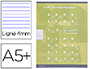 CAHIER CLAIREFONTAINE MATERNELLE COUVERTURE CARTE OFFSET 17X22CM 32 PAGES 16 DOUBLE LIGNE 4MM/16 UNIES 90G VERT