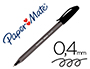 STYLO-BILLE PAPER MATE INKJOY 100 CRITURE MOYENNE 0.7MM ULTRA DOUCE CORPS TRIANGULAIRE RSISTE BAVURES COLORIS NOIR