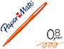 STYLO-FEUTRE PAPER MATE FLAIR ORIGINAL POINTE MOYENNE 1MM LONGUE DURE DE VIE COLORIS ORANGE