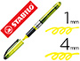 SURLIGNEUR STABILO NAVIGATOR MODLE POCHE CLIP RSISTANCE INTENSE LUMIRE COULEUR JAUNE