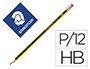 CRAYON GRAPHITE STAEDTLER NORIS 120 HB HEXAGONAL MINE 2MM TRS RSISTANTE EMBOUT GOMME