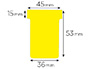 FICHE T PLANNING NOBO INDICE 1.5 COLORIS JAUNE TUI 100 UNITS