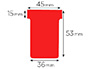 FICHE T PLANNING NOBO INDICE 1.5 COLORIS ROUGE TUI 100 UNITS