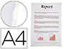POCHETTE COIN ESSELTE POLYPROPYLNE TRANSPARENT GRAIN 8/100E 20F 220X307MM DOCUMENTS A4 RECYCLABLE BOTE 100 UNITS