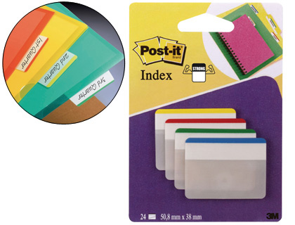 POST-IT Devidoir Millenium livré avec 12 blocs Z-Notes 76x76 mm coloris  néon + 10 marque-pages standards