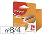 AGRAFE MAPED MODLE 8/4 CUIVRE PAISSEUR AGRAFAGE 10F BOTE 5000 UNITS
