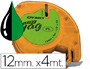 RUBAN TITREUSE DYMO LETRATAG SUPPORT PLASTIQUE 12MMX4M COLORIS IMPRESSION NOIR/VERT