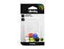 AIMANT WONDAY ROND DIAMTRE 15MM COLORIS ASSORTIS BLISTER 10 UNITS
