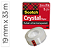 RUBAN ADHSIF SCOTCH CRYSTAL 600 19MMX33M BOTE INDIVIDUELLE