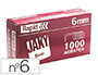 AGRAFE RAPID JACKY 6 BOTE 1000 UNITS