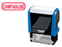 FORMULE COMMERCIALE TRODAT XPRINT COMPTABILIS EMPREINTE 44X15MM ENCRAGE AUTOMATIQUE RECHARGEABLE ROUGE