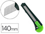 CUTTER XD-43 Q-CONNECT EN PLASTIQUE ABS LAME 18MM RETRACTABLE INTERCHANGEABLE PRECOUPEE AVEC FREIN DE SECURITE