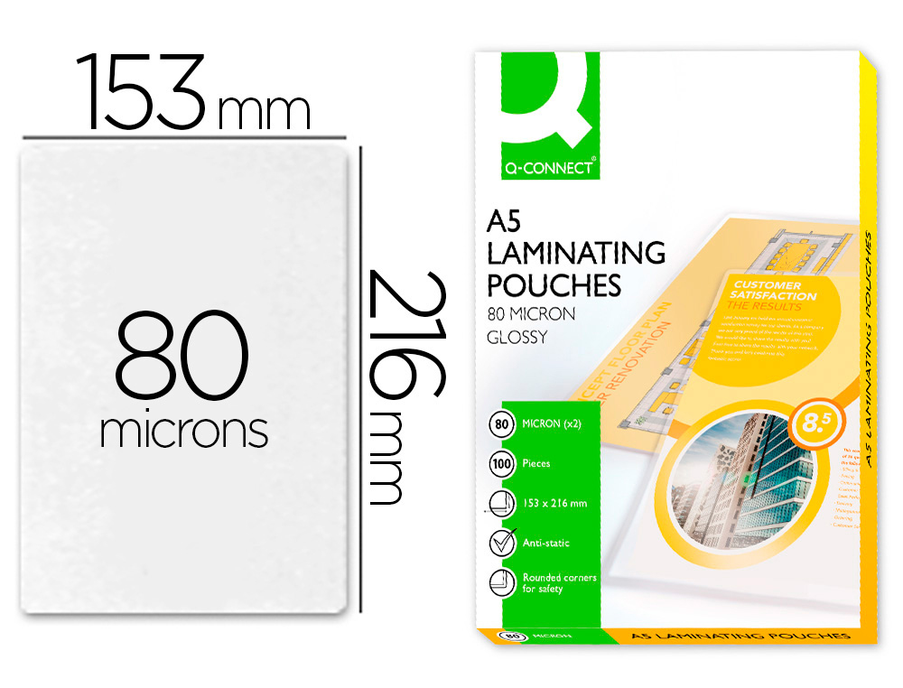 Pack de plastification 1 : Plastifieuse Classic A4 + pochettes A4 80 microns