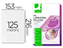POCHETTE PLASTIFICATION Q-CONNECT  CHAUD CONOMIQUE FORMAT A5 125 MICRONS BOTE 100 UNITS