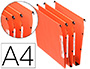 DOSSIER SUSPENDU ESSELTE DUAL KRAFT LMG 220G ARMOIRE ENTRAXE 330MM H275MM FOND 15 COLORIS ORANGE BOTE 25 UNITS