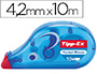CORRECTEUR TIPP-EX POCKET MOUSE ERGONOMIQUE DVIDOIR MINI RUBAN 4.2MMX10M CAPUCHON PROTECTEUR