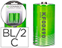 PILE Q-CONNECT CONOMIQUE CAPACIT 1.5V I.C.E. LR14 TAILLE C BLISTER 2 UNITS