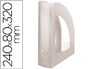 PORTE-REVUES Q-CONNECT POLYSTYRNE DOCUMENTS A4 OEILLET PRHENSION 250X80X320MM CRISTAL TRANSLUCIDE