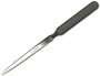 OUVRE-LETTRES Q-CONNECT MANCHEPLASTIQUE NOIR LAME CHROME   LONGUEUR 190MM