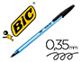 STYLO-BILLE BIC CRISTAL SOFT CRITURE LARGE 0.8MM ENCRE CLASSIQUE BILLE INDFORMABLE CAPUCHON COULEUR ENCRE NOIR