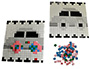 CARR MOUSSE MOSAQUE 1X1CM 10 COLORIS ASSORTIS 1000 UNITS