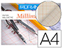 PAPIER MILLIMTR FABRIANO 72G A4 297X210MM COLORIS BISTRE POCHETTE 12F