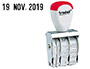 TAMPON DATEUR TRODAT 1010 ENCRAGE SPAR CHANGEMENT PAR MOLETTE DATE 4MM UTILISATION AVEC TAMPON ENCREUR