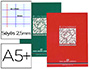 CAHIER D'CRITURE PIQU CONQURANT CLASSIQUE COUVERTURE VERNIE CARTE COUCHE A5+ 17X22CM 32 PAGES 90G SYS 2,5MM
