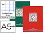 CAHIER D'CRITURE PIQU CONQURANT CLASSIQUE COUVERTURE VERNIE CARTE COUCHE A5+ 17X22CM 32 PAGES 90G 3 INTERLIGNES 10MM