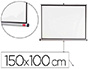 CRAN PROJECTION NOBO TRPIED FORMAT 16/10 INCLINAISON REPLIABLE POIDS 7.50KG 150X100CM