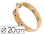 COURONNE DE CYMBALETTES DITIONS FUZEAU BOIS NATUREL 6 PAIRES CYMBALETTES DIAMTRE 20CM