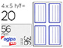 TIQUETTE ADHSIVE APLI AGIPA COLIER 36X56MM POCHETTE 20 UNITS